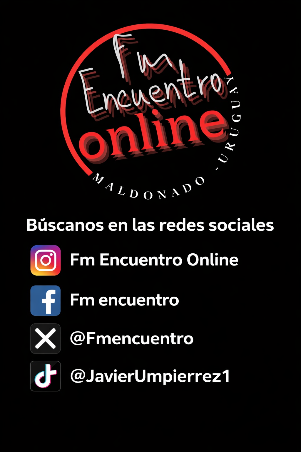 BUSCANOS EN LAS REDE SOCIALES